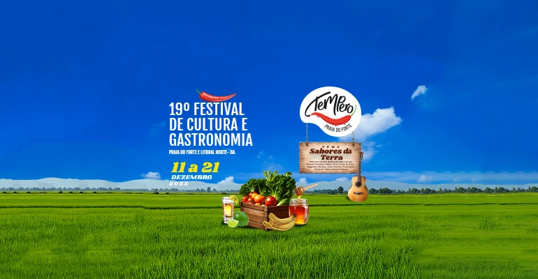 Tempero no Forte 2025 - 19ª Edição - Tema Sabores da Terra
