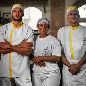 Equipe Oxente Menina Pizza na Pedra