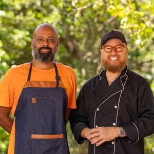 Chefs Celinho Buery (BA) e Newton Ximenes (RJ/BA)